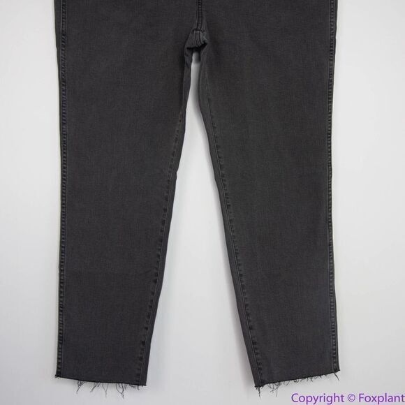 NEW Madewell Petite Stovepipe Jeans in Banberry Wash: Raw-Hem, P32 - Picture 6 of 16